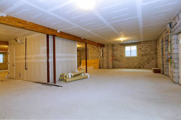 Riverfront Contractors basement remodel