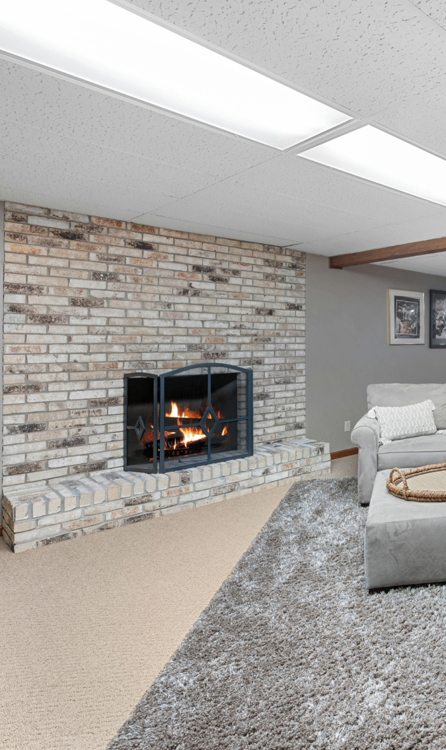 Riverfront Contractors basement remodel